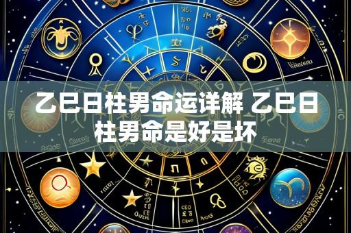 乙巳日柱男命运详解 乙巳日柱男命是好是坏