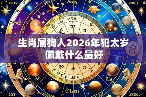 生肖属狗人2026年犯太岁 佩戴什么最好