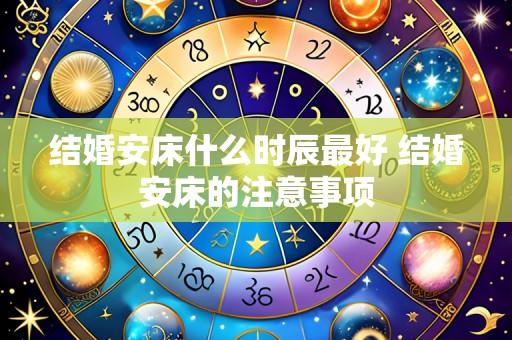 结婚安床什么时辰最好 结婚安床的注意事项