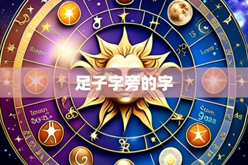 足子字旁的字
