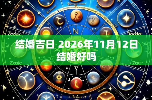 结婚吉日 2026年11月12日结婚好吗