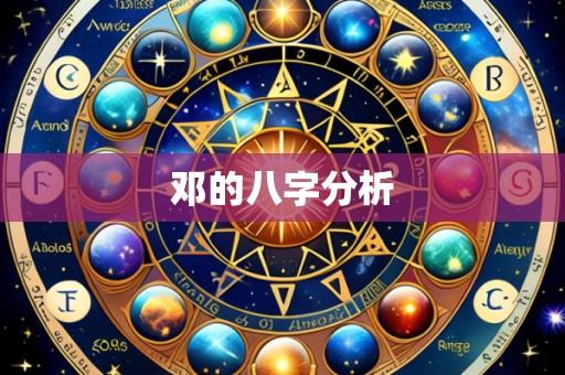 邓的八字分析