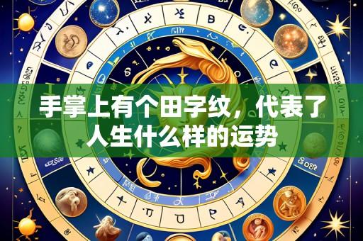 手掌上有个田字纹,代表了人生什么样的运势