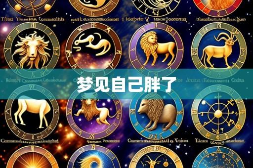 梦见自己胖了