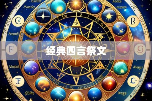 经典四言祭文