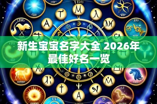 新生宝宝名字大全 2026年最佳好名一览