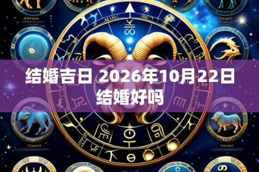 结婚吉日 2026年10月22日结婚好吗