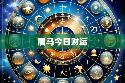属马今日财运