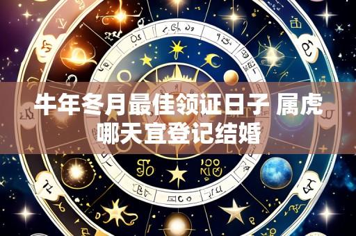 牛年冬月最佳领证日子 属虎哪天宜登记结婚