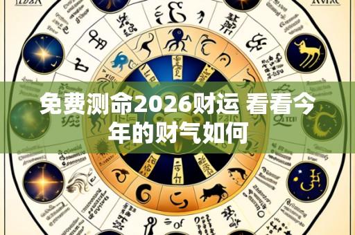 免费测命2026财运 看看今年的财气如何