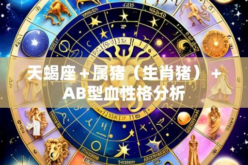 天蝎座＋属猪（生肖猪）＋AB型血性格分析