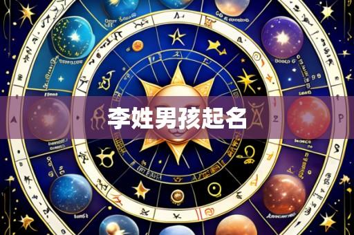 李姓男孩起名