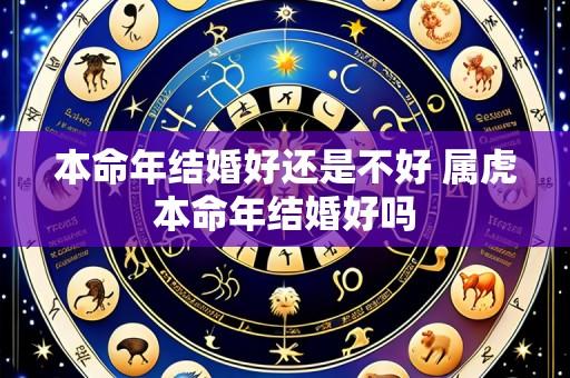 本命年结婚好还是不好 属虎本命年结婚好吗