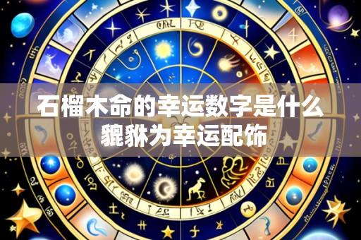 石榴木命的幸运数字是什么 貔貅为幸运配饰