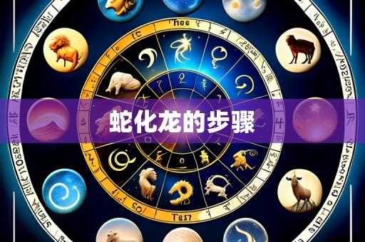 蛇化龙的步骤