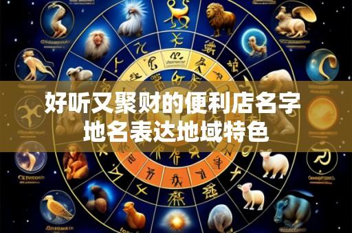 好听又聚财的便利店名字 地名表达地域特色