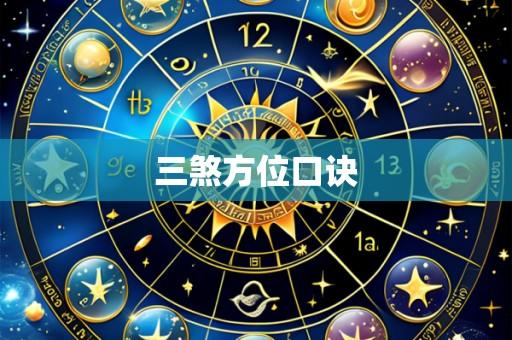 三煞方位口诀