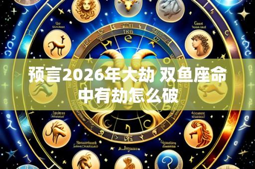 预言2026年大劫 双鱼座命中有劫怎么破