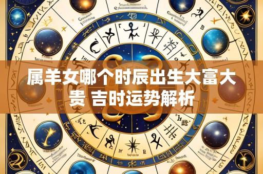 属羊女哪个时辰出生大富大贵 吉时运势解析