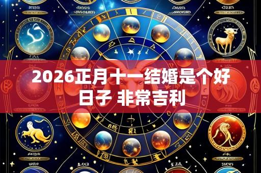2026正月十一结婚是个好日子 非常吉利