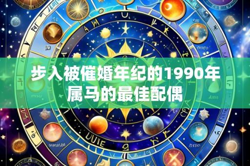 步入被催婚年纪的1990年属马的最佳配偶