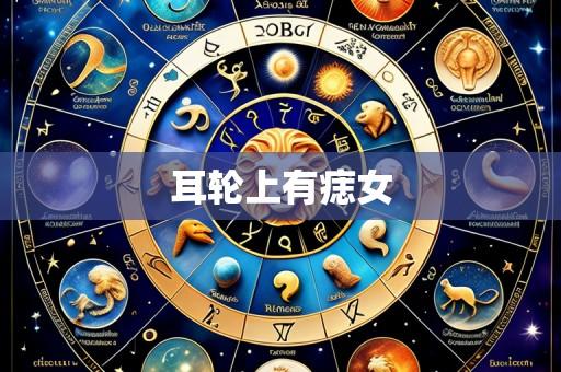 耳轮上有痣女