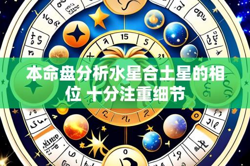 本命盘分析水星合土星的相位 十分注重细节