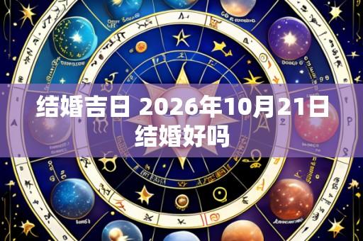 结婚吉日 2026年10月21日结婚好吗