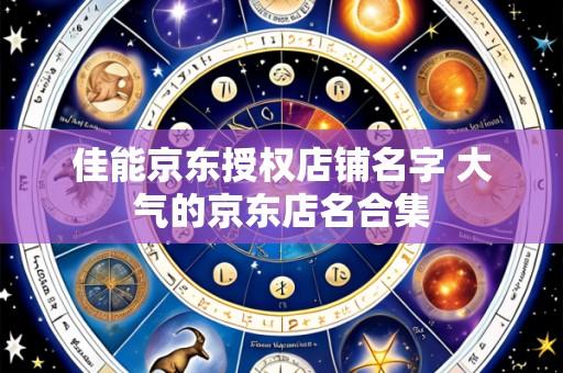 佳能京东授权店铺名字 大气的京东店名合集