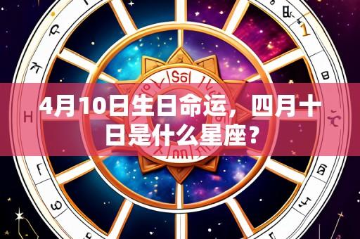 4月10日生日命运,四月十日是什么星座?