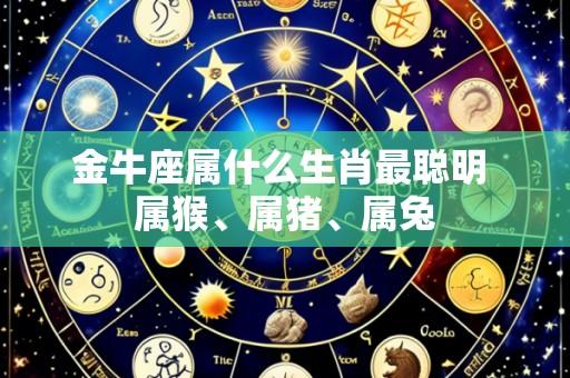 金牛座属什么生肖最聪明 属猴、属猪、属兔