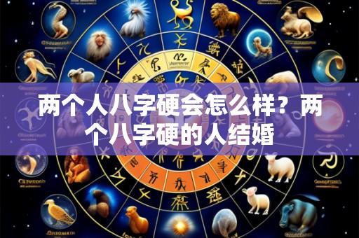 两个人八字硬会怎么样?两个八字硬的人结婚