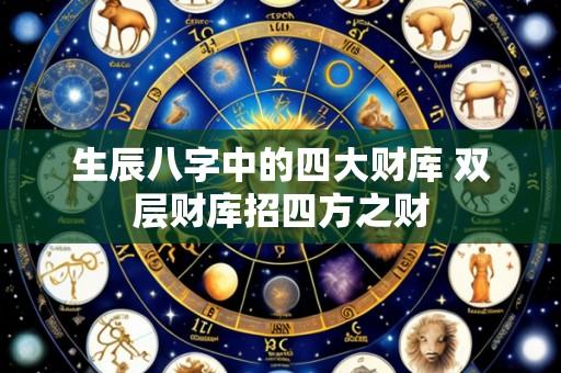 生辰八字中的四大财库 双层财库招四方之财