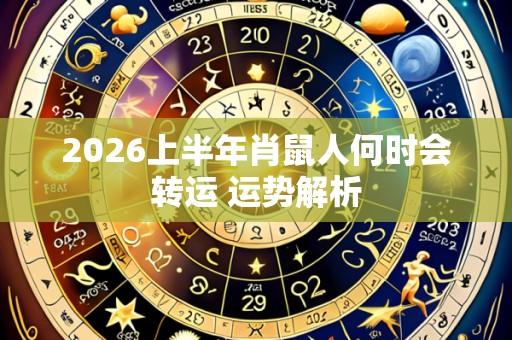 2026上半年肖鼠人何时会转运 运势解析