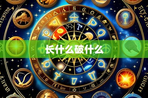 长什么破什么