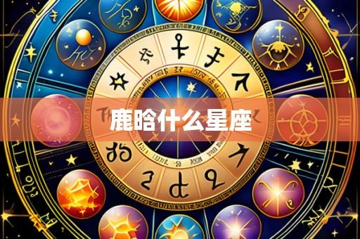 鹿晗什么星座