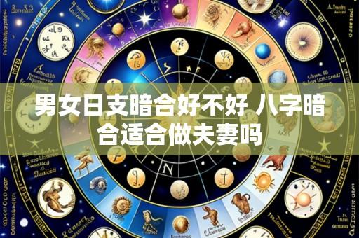 男女日支暗合好不好 八字暗合适合做夫妻吗