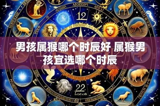 男孩属猴哪个时辰好 属猴男孩宜选哪个时辰