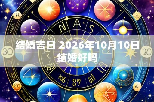 结婚吉日 2026年10月10日结婚好吗