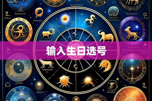 输入生日选号