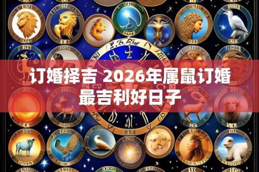 订婚择吉 2026年属鼠订婚最吉利好日子