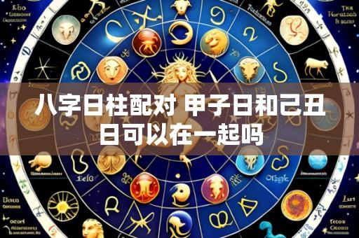八字日柱配对 甲子日和己丑日可以在一起吗