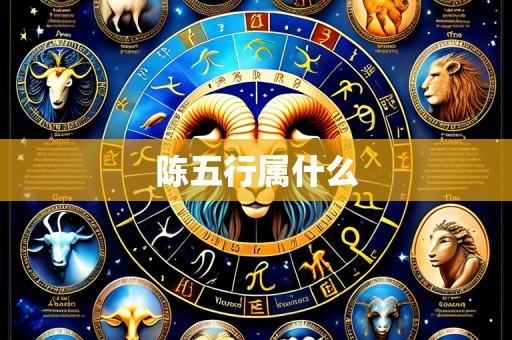 陈五行属什么