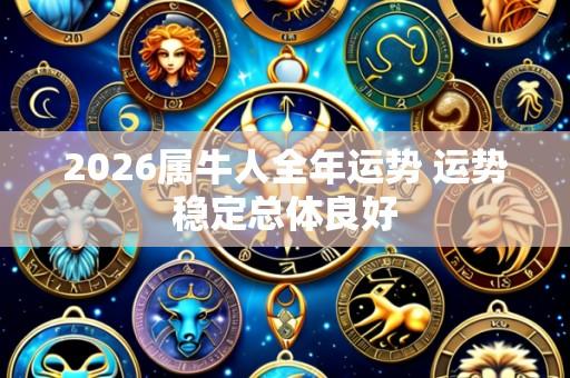 2026属牛人全年运势 运势稳定总体良好
