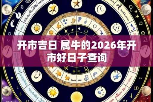 开市吉日 属牛的2026年开市好日子查询