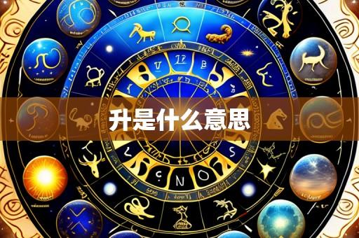 升是什么意思