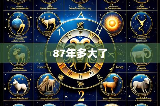 87年多大了