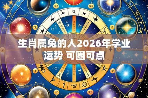 生肖属兔的人2026年学业运势 可圈可点