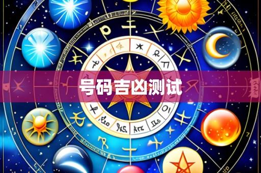 号码吉凶测试