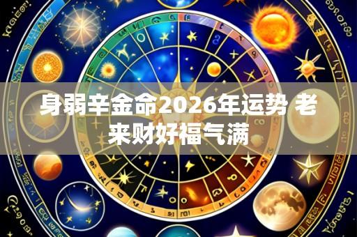 身弱辛金命2026年运势 老来财好福气满